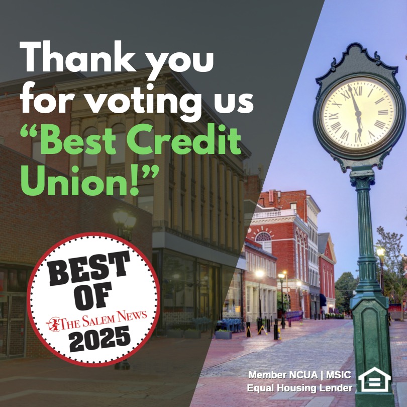 Thank you for voting us "Best Credit Union". Best of The Same News 2025.